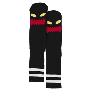 Monster Face Sock (Black)