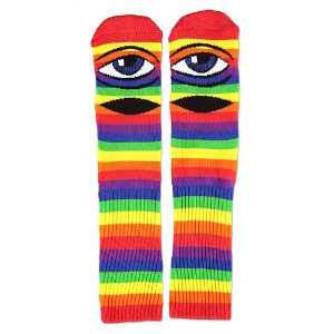 Sect Eye Rainbow Crew Sock (Multi)