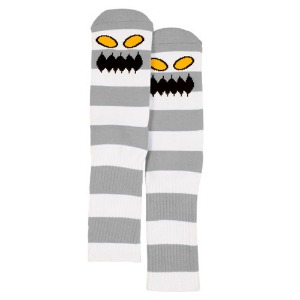 Monster Big Stripe Sock (Grey)