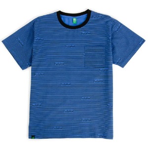 Ellipse Striped Shirt (Blue)
