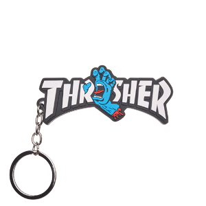 Thrasher Screaming Logo Keychain